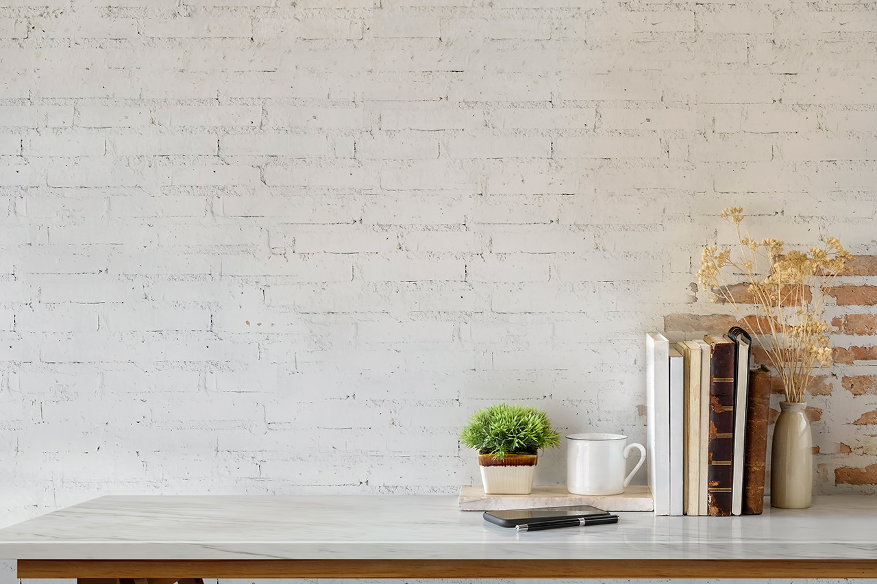 Marble-desk-with-books
